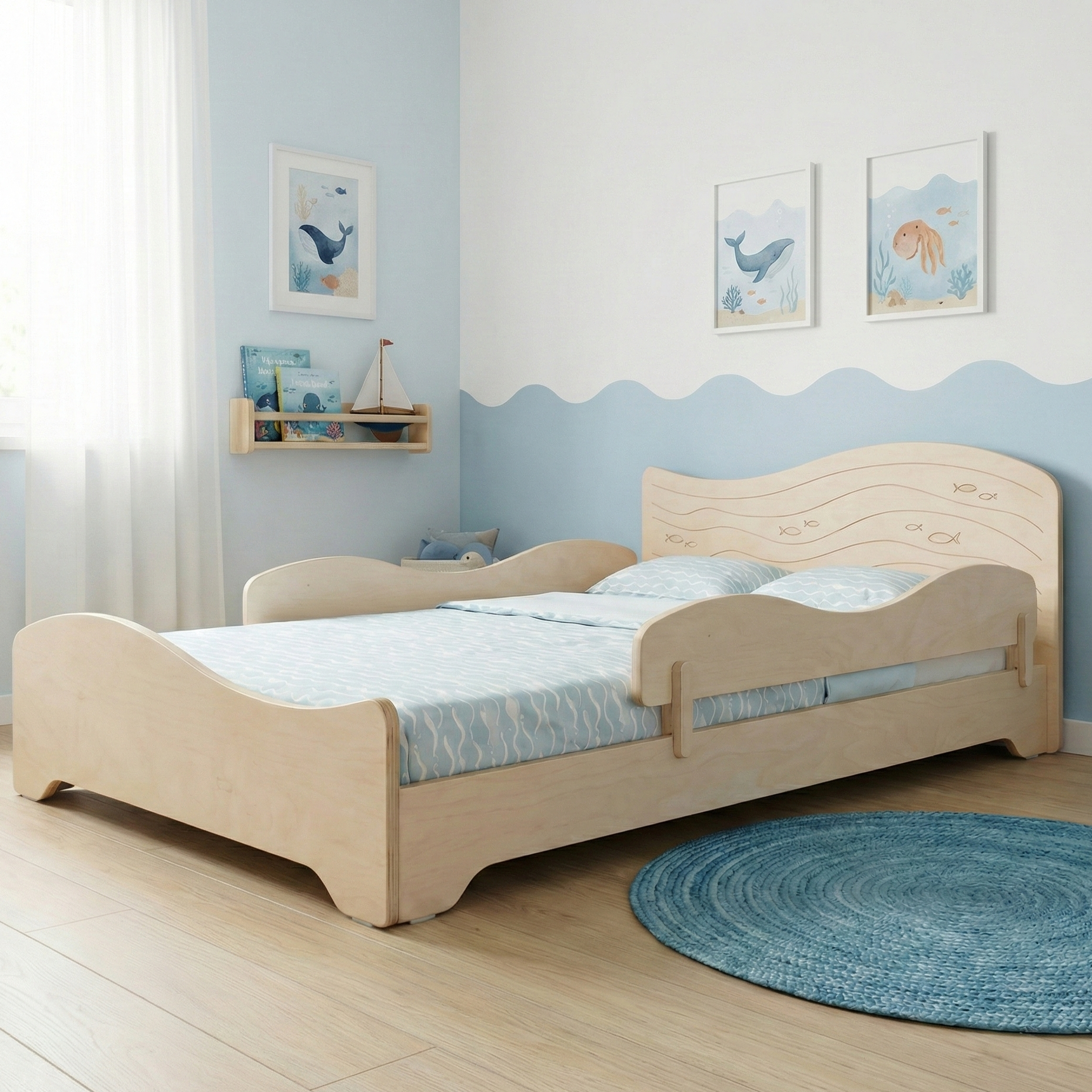 מיטת רצפה מונטסורית - דגם נמו