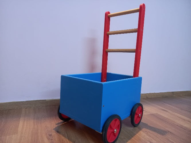 עגלת דחיפה לתרגול הליכה ויציבה