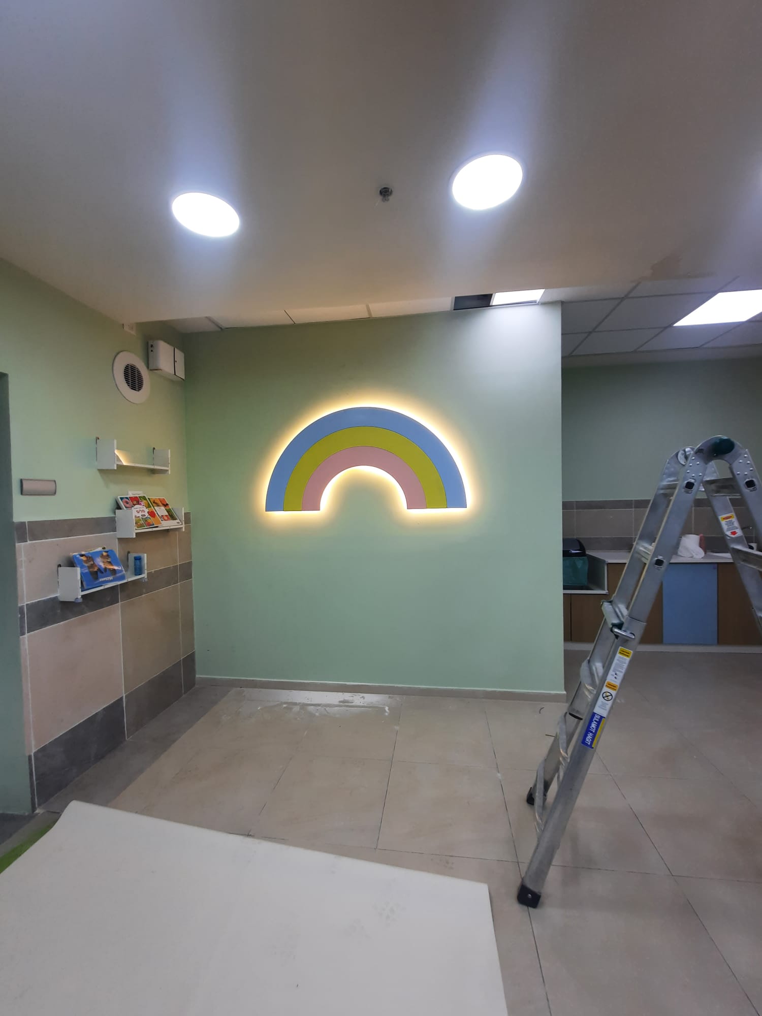 קשת בענן גדולה לחיפוי קיר