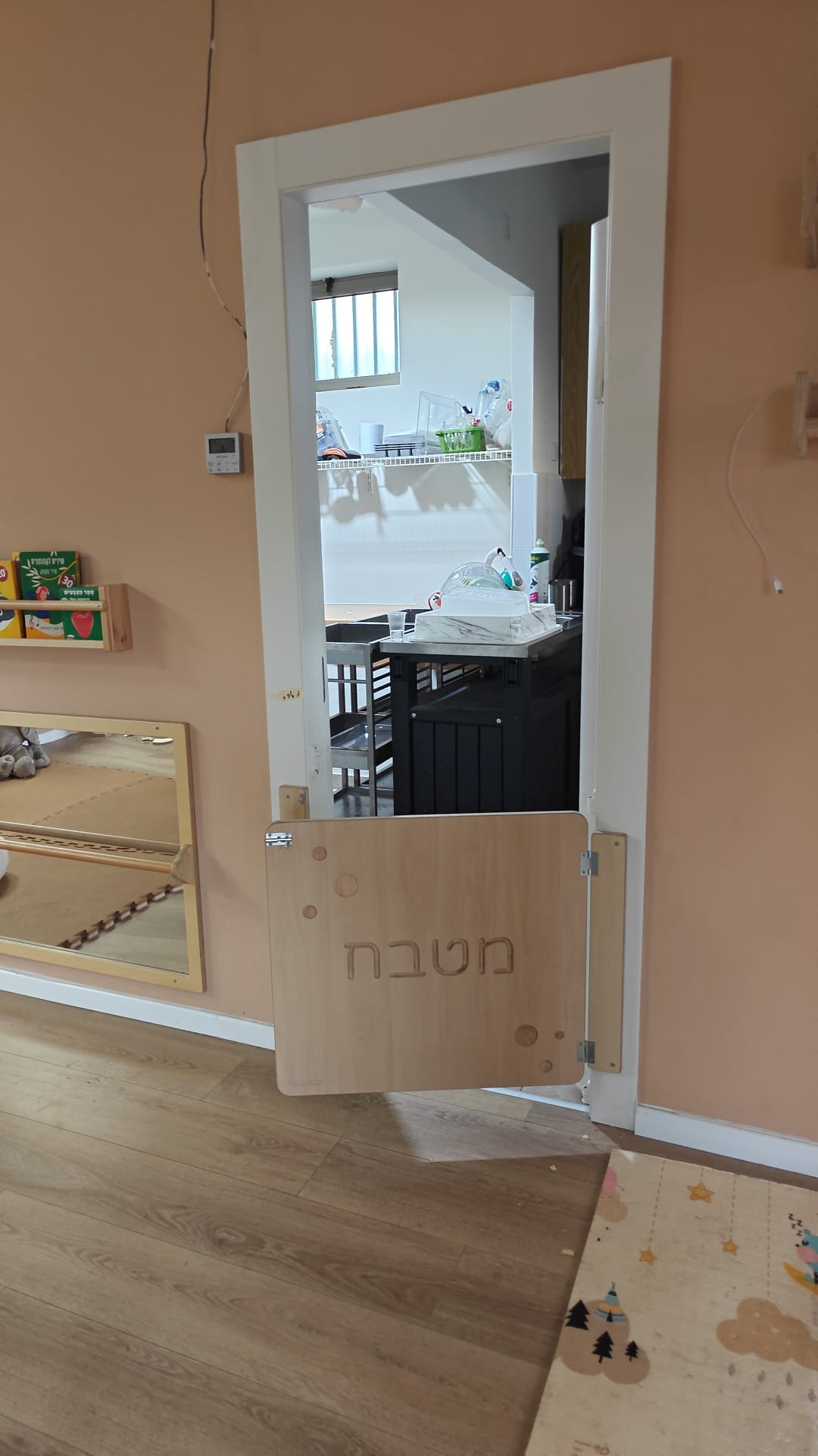 שער בטיחות בהתאמה אישית (כולל מגני צירים ובריחים)