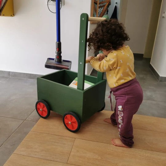 עגלת דחיפה לתרגול הליכה ויציבה