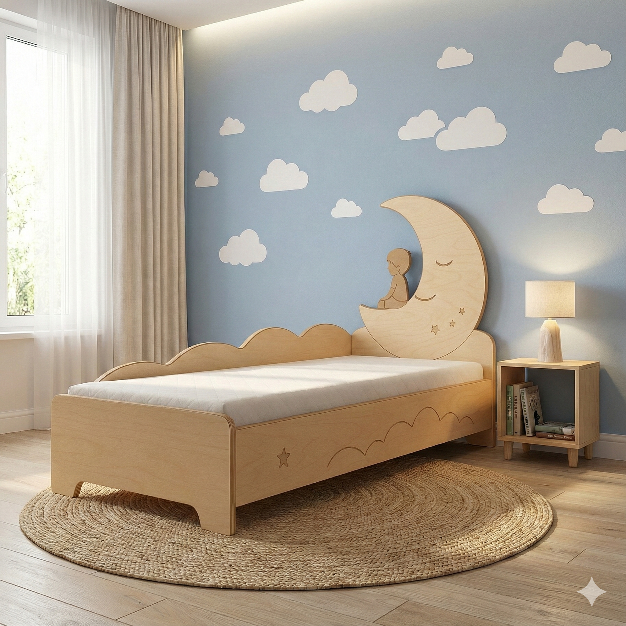 מיטת רצפה מונטסורית - דגם הנסיך הקטן