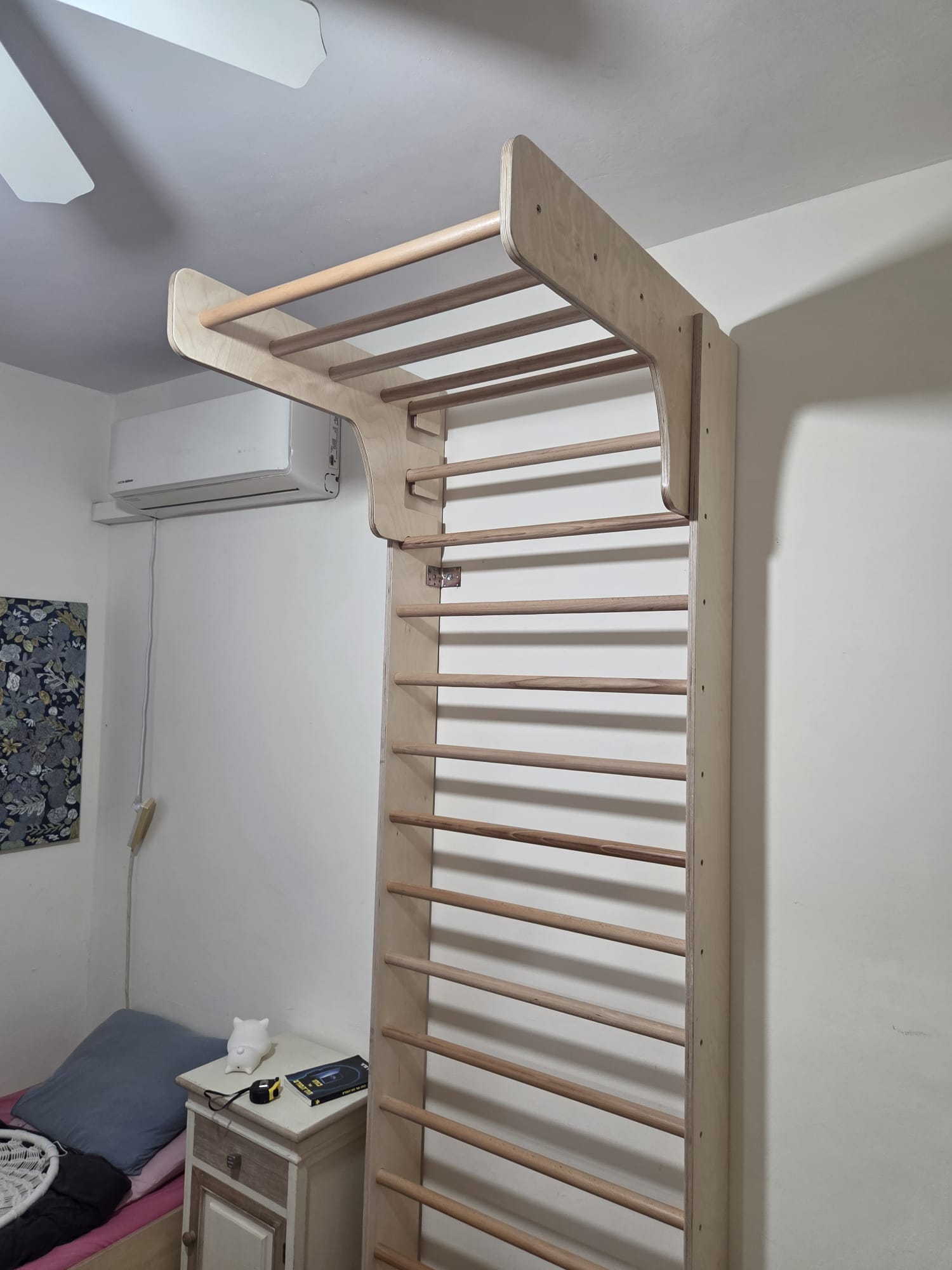 סולם שוודי קלאסי - אופציה למתח מתכוונן