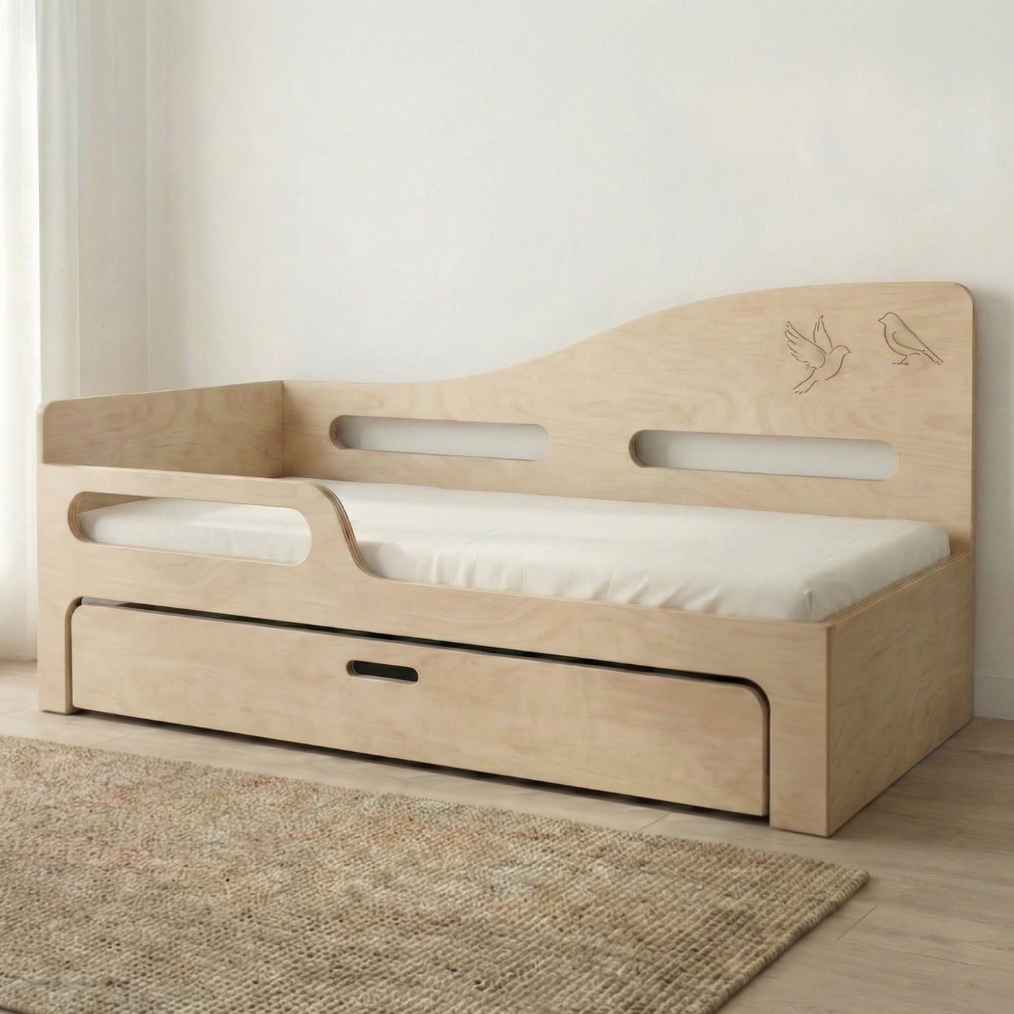 מיטת חבר - דגם קן לציפור